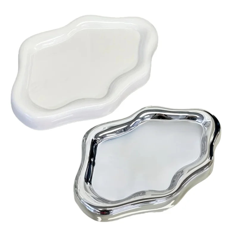 Cloud-Shaped Jewelry Tray - Decorative Organizer for Rings, Earrings, Bracelets & Necklaces Vanity Bedroom Decor