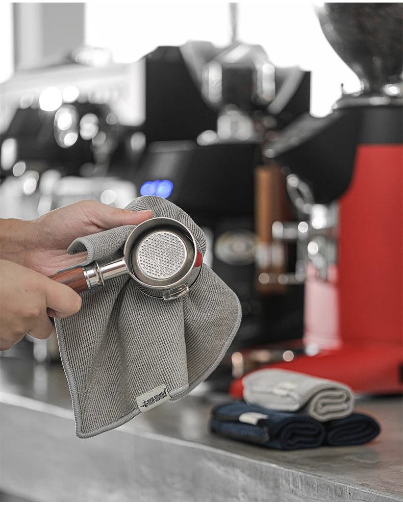 MHW-3BOMBER Barista Coffee Towels – Professional Square Cleaning Cloths for Espresso Machines & Kitchen Use