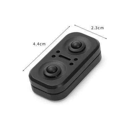 Owl Push Slider Fidget Toy - Metal EDC Haptic Stress Relief & Sensory Desk Toy