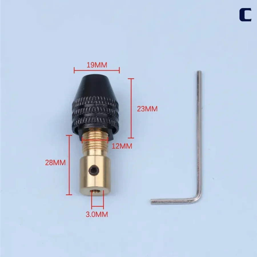 Universal Mini Drill Chuck Collet Set - Multifunction Micro Electric Drill Bit Clamp Fixture Tool