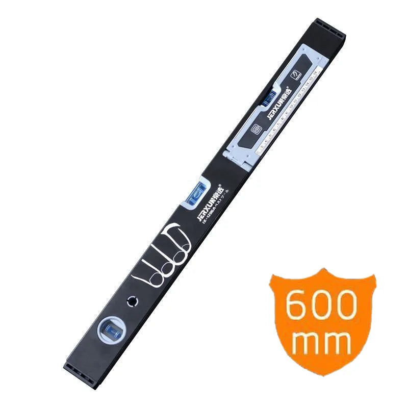 600mm Folding Magnetic Level Ruler - High-Precision Aluminum Measuring & Balance Tool