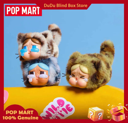 Genuine Crybaby Wild But Cutie Leopard Cat Blind Box — Vinyl Plush Pendant for Kids