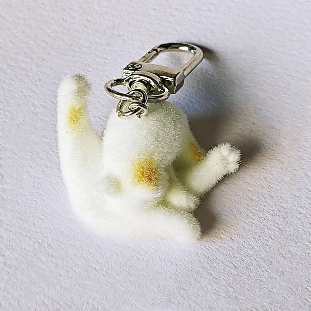 Cartoon Plush Koala Keychain – Cute Fluffy Doll Bag Pendant, DIY Keyring Charm Gift for Women