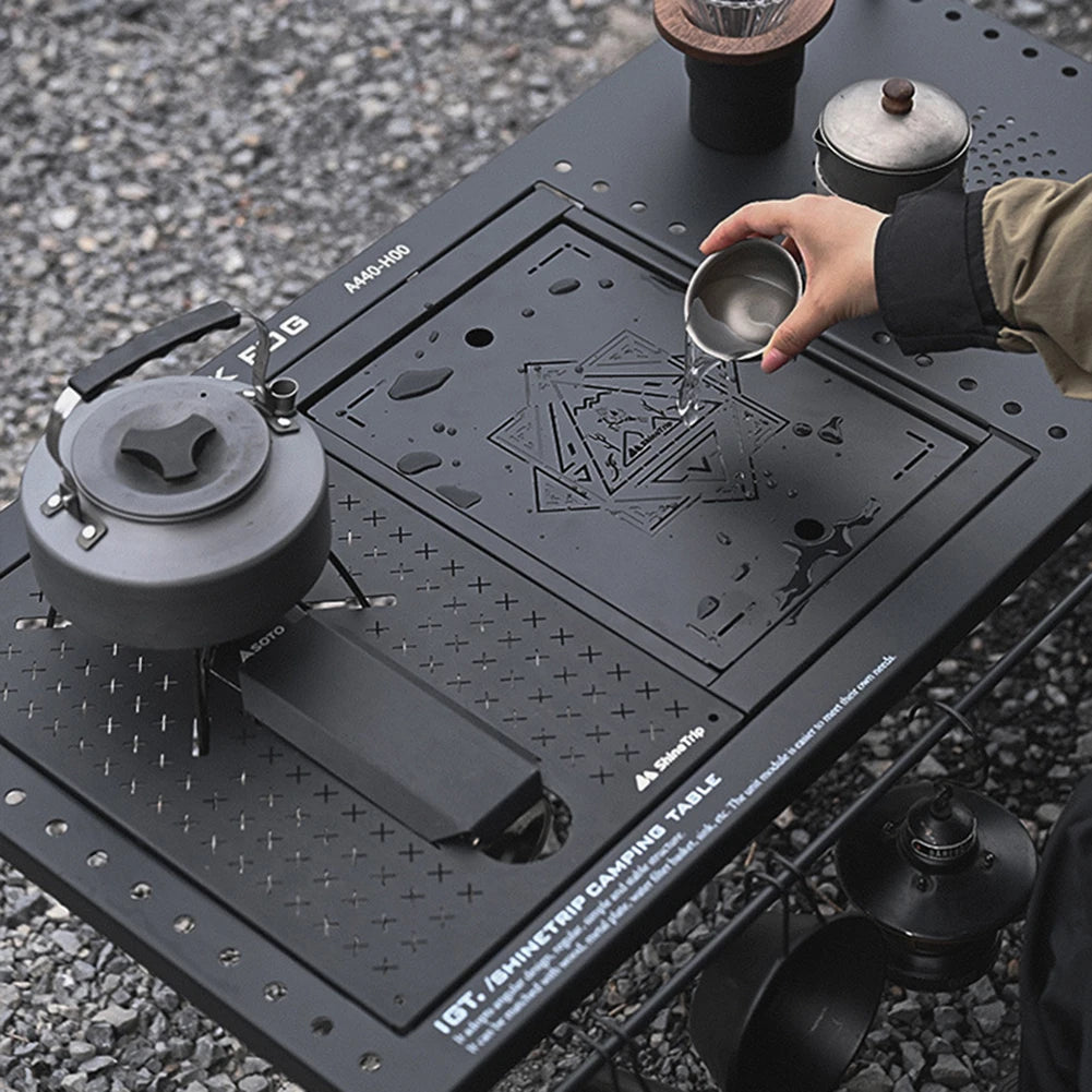 Detachable Stainless Steel Spider Stove Table Board – Flexible Drain Basket for IGT Series