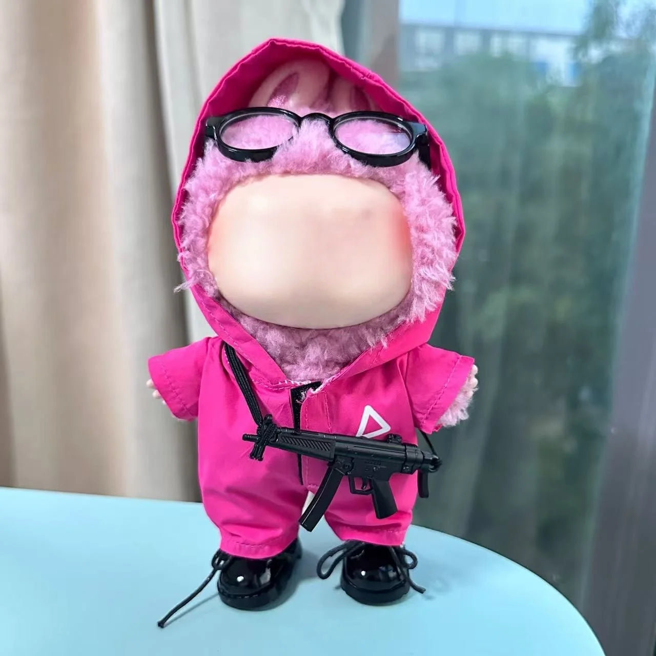 17cm Lafufu Doll Clothes Outfit — Kpop Monster Idol V1 V2 V3 Commando Jacket Accessories & Pendant for MP5 Dolls