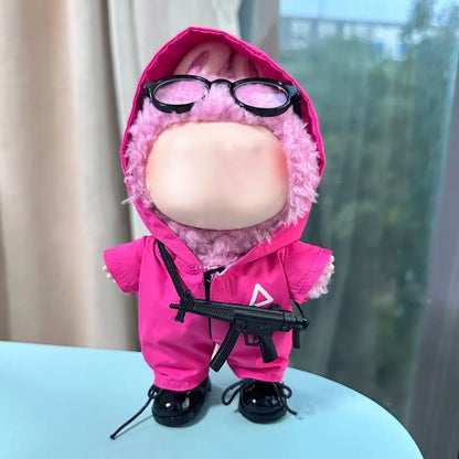 17cm Lafufu Doll Clothes Outfit — Kpop Monster Idol V1 V2 V3 Commando Jacket Accessories & Pendant for MP5 Dolls