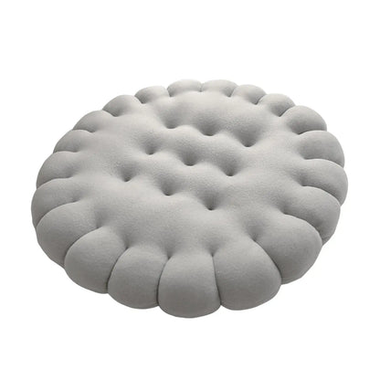 Biscuit-Shaped Decorative Cushion – Comfy Seating Pillow for Balcony & Gift Idea