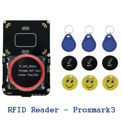 Proxmark3 5.0 NFC Card Copier Kit – 13.56MHz/125kHz Smart Chip Duplicator & IC/ID Badge Reader Writer