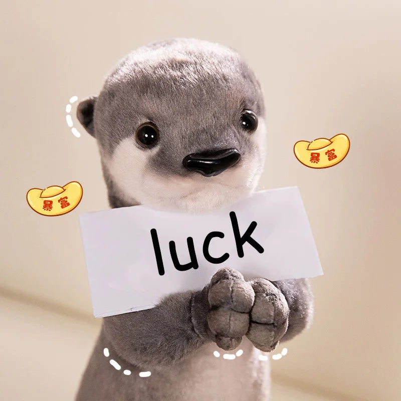 Blessing Animal Plush Toys — Red Panda, Sea Otter, Kangaroo & Otter Stuffed Gifts