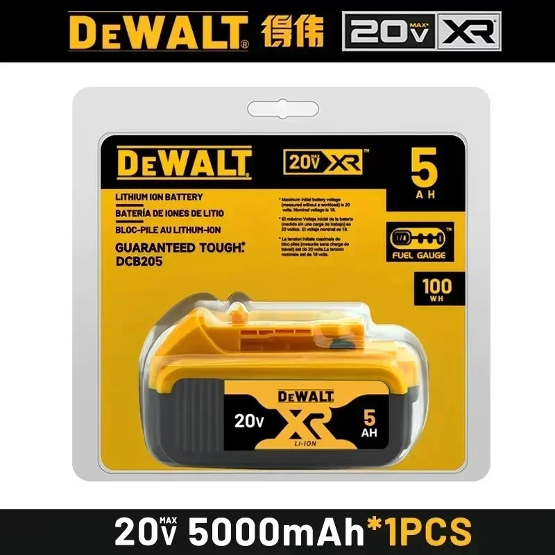 DEWALT 20V 6Ah Lithium-Ion Battery - Rechargeable Power Tool Replacement Battery