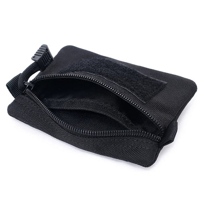 Outdoor Waterproof EDC Molle Wallet — Portable Travel Zipper Waist Pouch for Camping, Hiking & Hunting