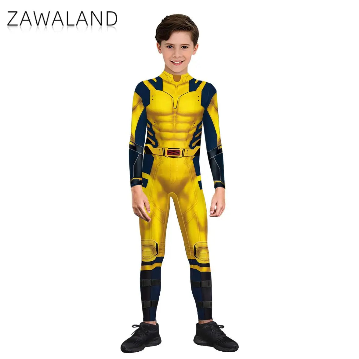 Wolverine Deadpool Cosplay Jumpsuit - Superhero Zentai Bodysuit for Kids & Adults, Halloween Party Costume