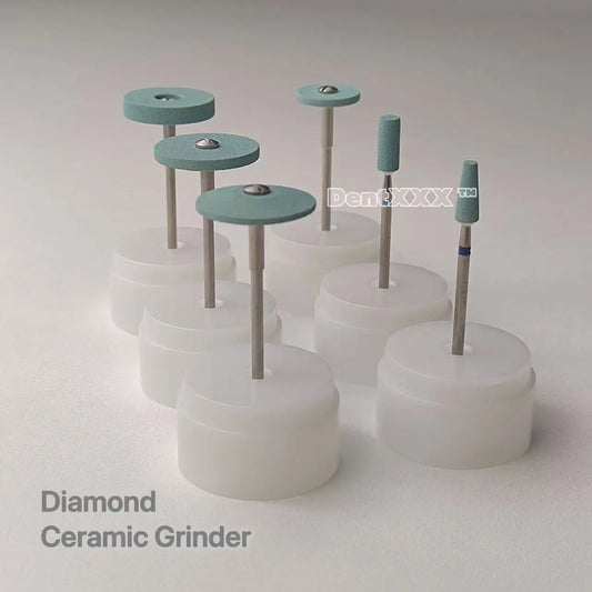 Diamond Polishing Stone Grinder - 2.35mm Shank Coarse Grit Polishing Head for Precision Finishing