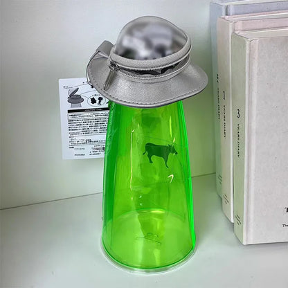 Spaceship Hanging Storage Bag - Transparent Large Capacity Doll & Stationery Organizer