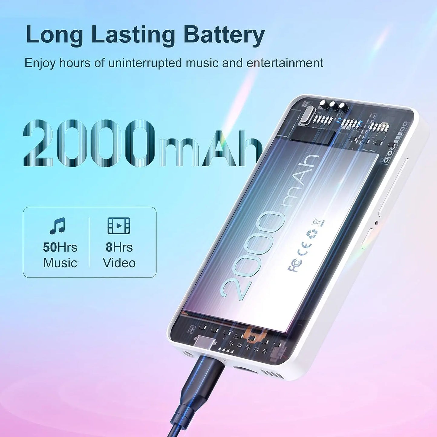 MECHEN Android 9 MP3 Player - Bluetooth & WiFi Music Player with Spotify, Audible, Pandora & Expandable Storage