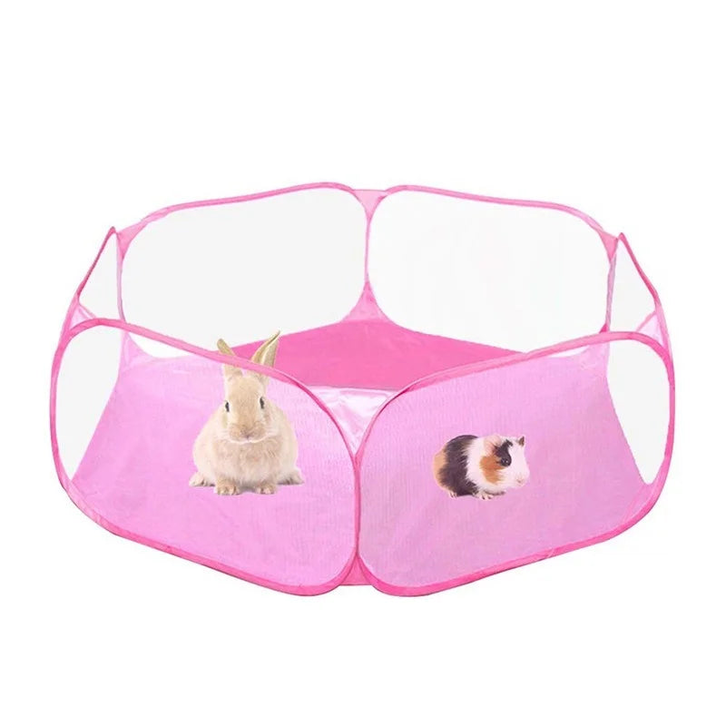 Portable Pet Playpen – Fashionable Indoor/Outdoor Cage Playground Fence for Hamsters, Chinchillas & Guinea Pigs