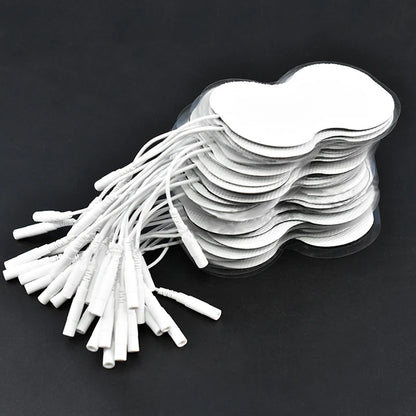 100/50pcs 5x5cm Muscle Stimulator Electrode Pads – Self-Adhesive Non-Woven Replacement for TENS Therapy Machines