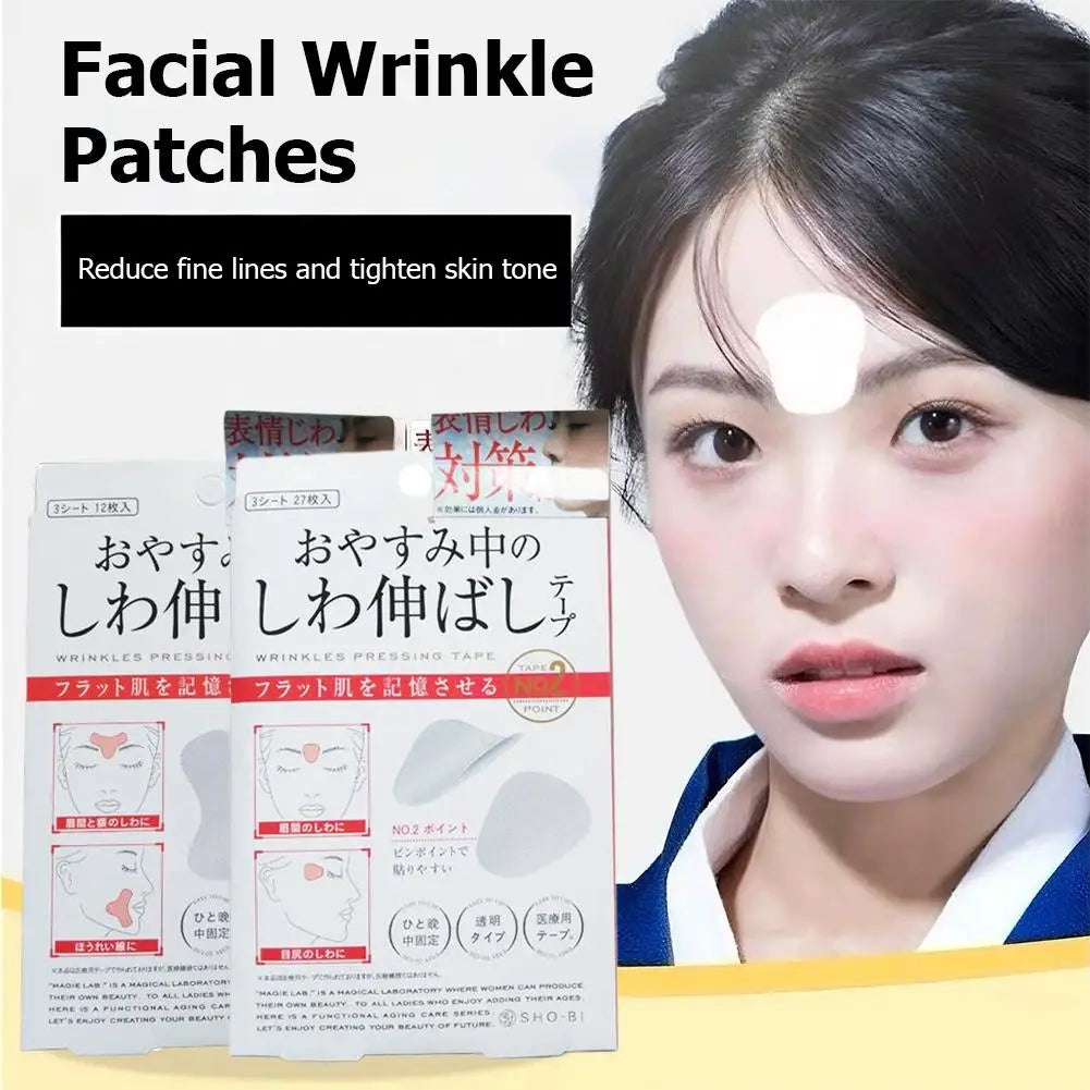 Forehead and Smile Line Patches – Transparent PE Anti-Aging Wrinkle Care Stickers for Nasolabial Folds