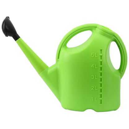 Long Spout Garden Watering Can - Lightweight Large Capacity Watering Pot with Sprinkler Head & Comfort Grip Handle