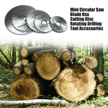 Mini Circular Saw Blade HSS Cutting Disc | Rotating Drilling Tool Accessories for Wood, Plastic, and Aluminum
