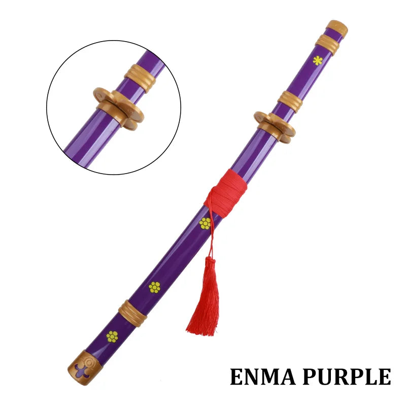 3-Piece Roronoa Zoro Katana Set – Anime Cosplay Toy Swords with Belt & Sword Holder