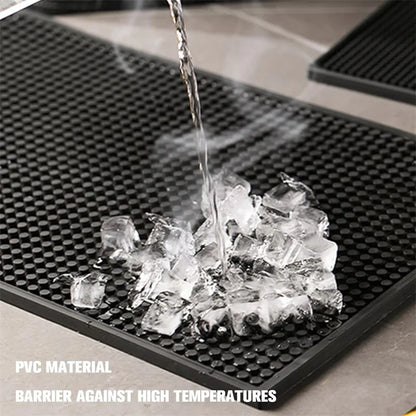 PVC Anti-Slip Bar Mat – Waterproof, Heat-Resistant & Durable Spill Mat for Home, Cafe, and Bar Use