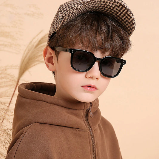 2023 Kids Sunglasses – Colorful Vintage Square UV400 Sun Glasses for Boys & Girls Unisex