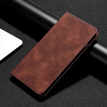 PU Leather Wallet Case for OPPO Realme C Series (C1–C67) – Flip Cover with Card Holder & Stand Function
