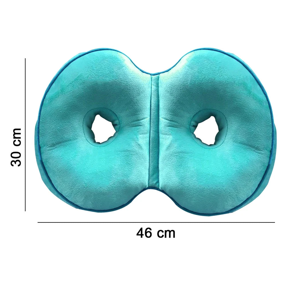 Multifunction Orthopedic Memory Foam Seat Cushion – Dual Comfort Pelvis Pillow for Hip Lift & Pressure Relief