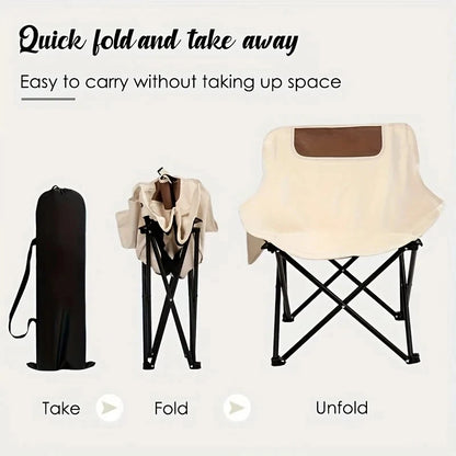 Ultra-Light Portable Folding Camping Chair – Compact Outdoor Fishing, Hiking, Picnic & Travel Seat with Comfortable Design