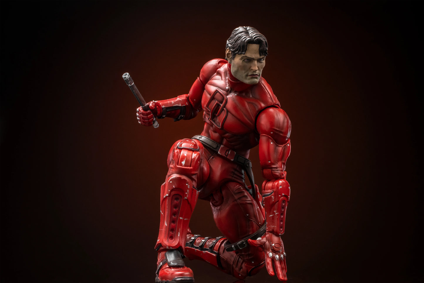 FlefToys Marvel Daredevil Action Figure — 8" Classic Red Shadowland Reborn Black, Devil Defenders Matt Murdock Legends In Stock