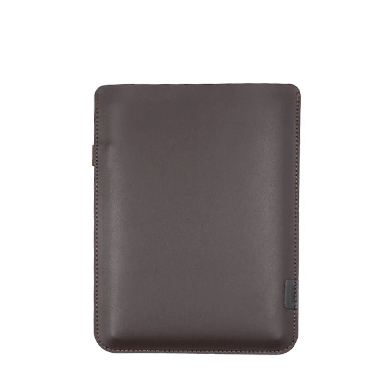 Ultra-Thin PU Leather Tablet Sleeve - Side Access Pen Slot Bag for iPad Mini, Air & Pro 8.3/10.9/11/12.9/13 Inch