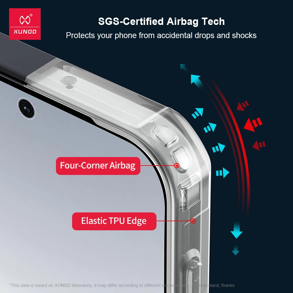 Xundd OPPO Find X9 Ultra Case - Airbag Shockproof Full Protection Matte Transparent Anti-Scratch Cover