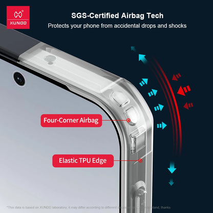 Xundd OPPO Find X9 Ultra Case - Airbag Shockproof Full Protection Matte Transparent Anti-Scratch Cover