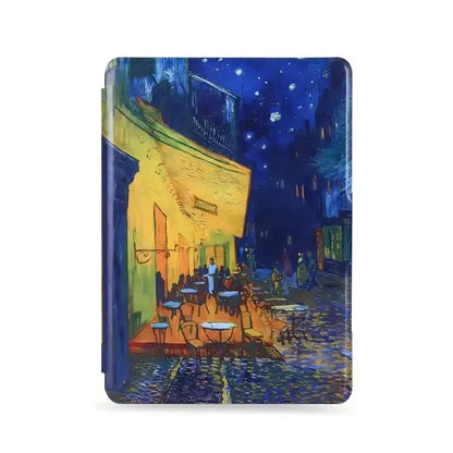 Leather Auto Sleep Case for Kindle Colorsoft Signature Edition (1st Gen, 7") & Paperwhite 12th Gen Protective Cover Funda