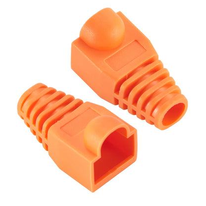 Mixed Color RJ45 Ethernet Cable Boots — Strain Relief Covers for CAT5E/CAT6 Connector Plugs