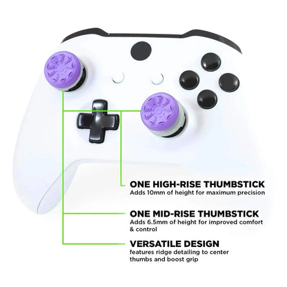 2PCS Xbox One & Series X/S Performance Thumb Grip Caps – Silicone Analog Stick Covers