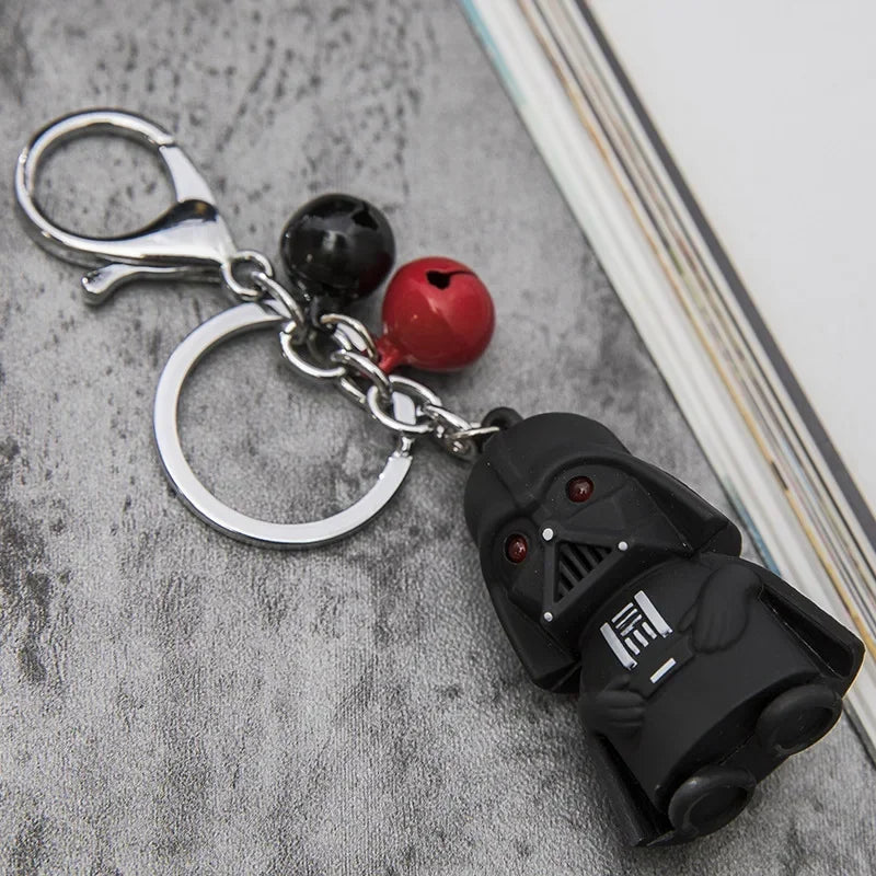 LED Sound Light Darth Vader Keychain – Mini Figurine Gift for Star Wars Fans