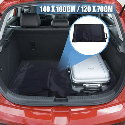 Universal Waterproof Cargo Mat - Polyester Fiber Trunk Liner & Pet Mat for Car and SUV Protection