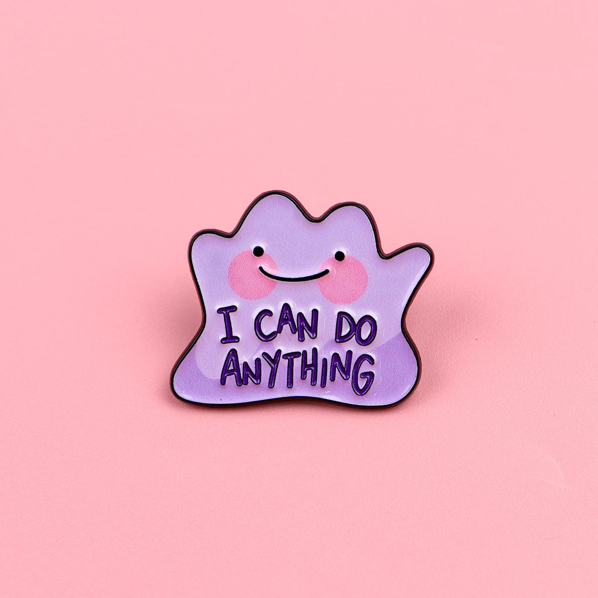 9-Piece “I Can Do Anything” Enamel Pin Set - Inspirational Brooch Badges for Backpacks, Hats, Cosplay, and Gifts
