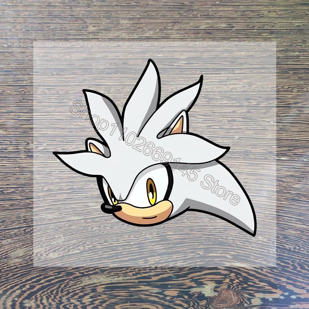 Sonic Cartoon Iron-On Patches – DIY Heat Transfer Anime Stickers for Clothing & Custom T-Shirts