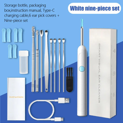 2025 Upgraded Visual Ear Wax Cleaner with Camera – Safe Earwax Removal Endoscope Tool with 5MP HD for Ear Care