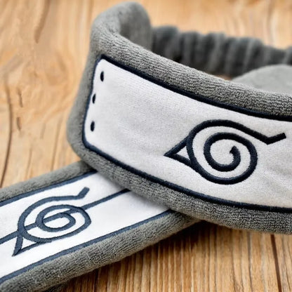 Anime Hatake Kakashi Cosplay Headband – Konoha Ninja Symbol Cotton Snood, Hair Band, Wristband, and Armband Props Unisex