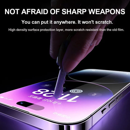 3Pcs Tempered Glass Screen Protector - iPhone 16 15 14 13 12 11 Pro Max Plus XR X XS 6 7 8 SE Full Coverage Protective Glass
