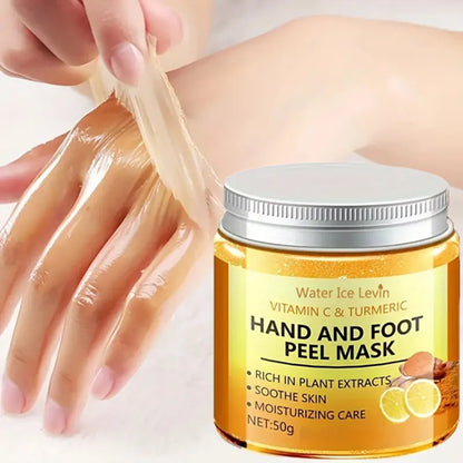 Vitamin C & Turmeric Hand Wax Mask – Smoothing, Cleansing & Illuminating Treatment for Hands & Feet