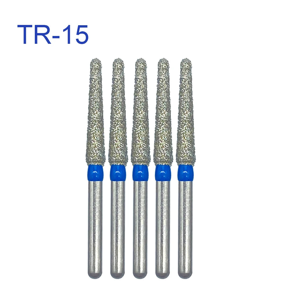 5pcs FG Dia 1.6mm Dental Drills – High-Speed Handpiece Diamond Burs for Teeth Whitening