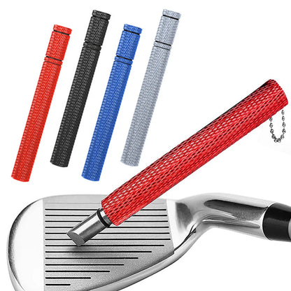 Golf Club Groove Sharpener – Stainless Steel Re-Grooving & Cleaning Tool for Wedges and Irons, U/V-Grooves