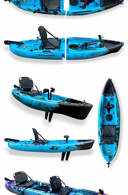 Modular Electric & Pedal-Driven Kayak – Portable Detachable Canoe, Lightweight Inflatable Folding Boat for Fishing & Adventure