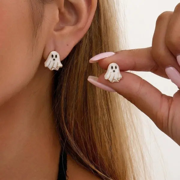 Funny Fly Stud Earrings - Realistic Insect Halloween & Party Jewelry for Women