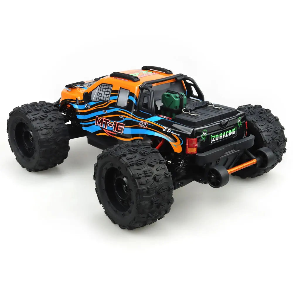 ZD Racing MT-16 1/16 RC Monster Truck – Brushless 3S 80km/h, 2.4G 4WD Off-Road RC Car, Remote Control Truck Toys